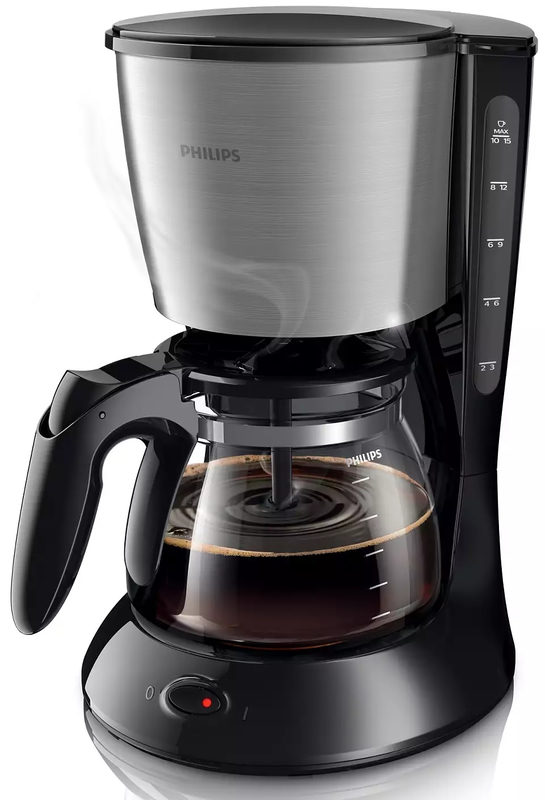 Philips 15 tassen 1000w kaffeemaschine aus gebürstetem metall hd7462/20, Bild 3