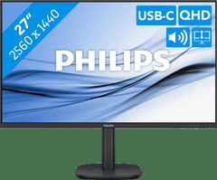 Philips 27B2U3601 27 Zoll QHD IPS Office Monitor 16:9 120 Hz DP/HDMI/USB-C PD90W/LAN Docking