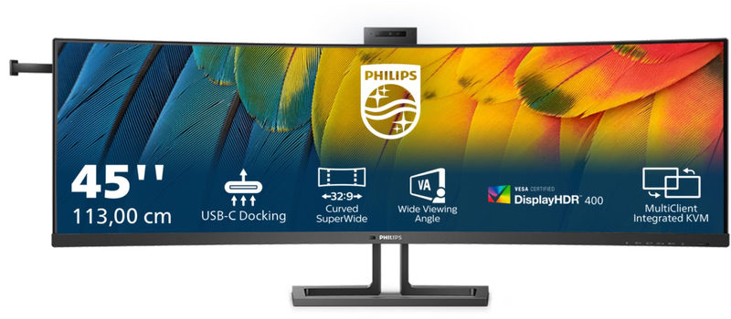 Philips 45B1U6900CH 44.5 Zoll DQHD Curved VA LED 32:9 75 Hz Monitor
