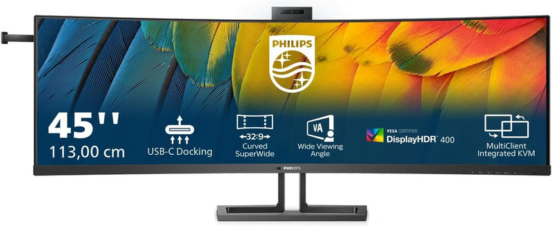 Philips 45B1U6900CH 44.5 Zoll DQHD Curved VA LED 32:9 75 Hz Monitor, Bild 4