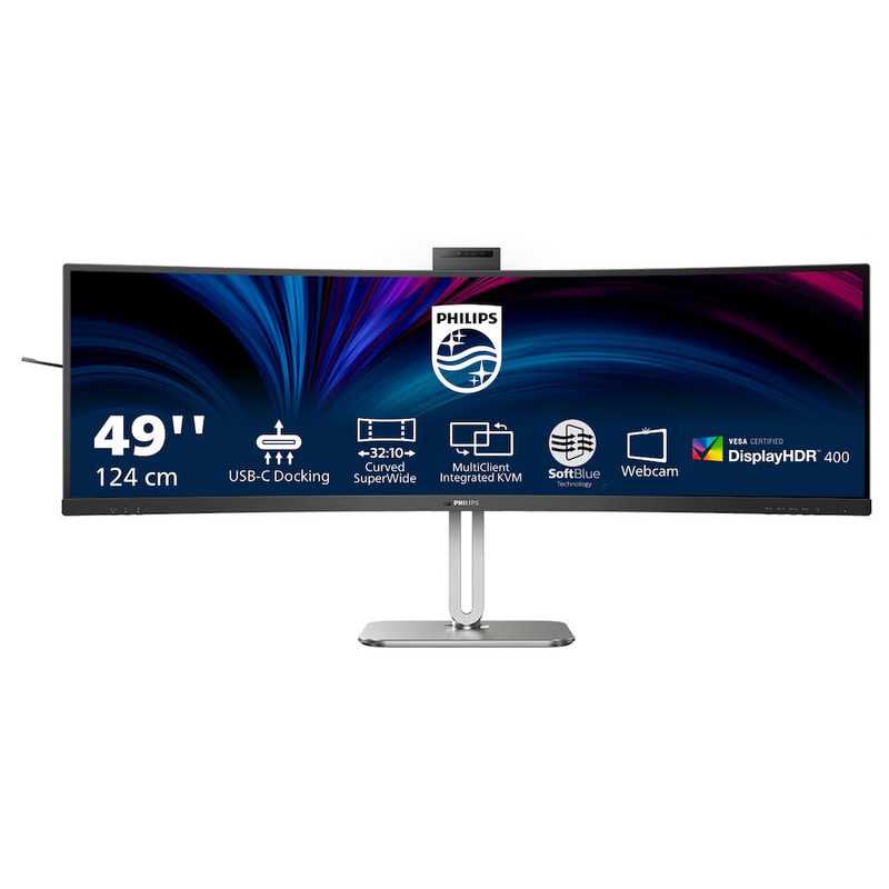Philips 49B2U6903CH 48.8 Zoll DQHD Curved VA LED 32:9 100 Hz Office Monitor, Bild 4