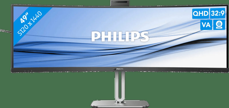 Philips 49B2U6903CH 48.8 Zoll DQHD Curved VA LED 32:9 100 Hz Office Monitor, Bild 5