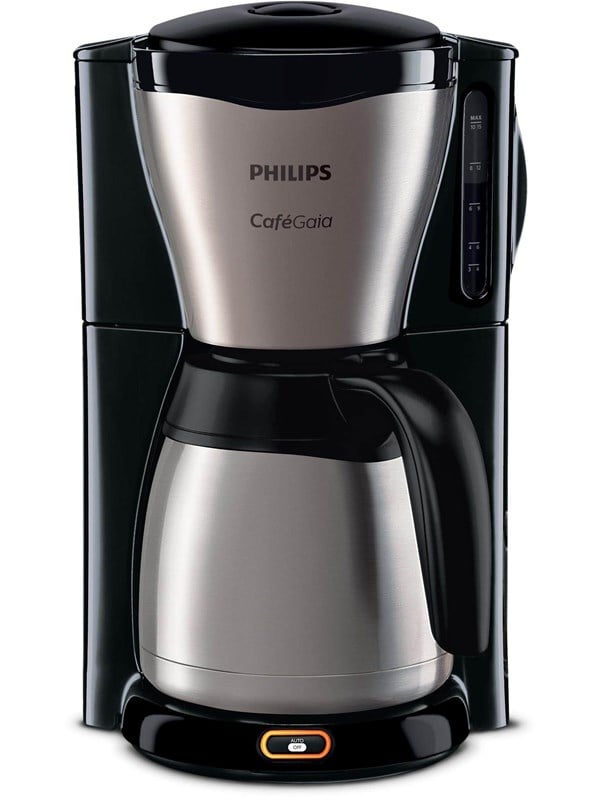 PHILIPS Café Gaia HD7548/20 Filterkaffeemaschine metall/schwarz, Bild 5