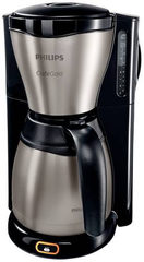 PHILIPS Café Gaia HD7548/20 Filterkaffeemaschine metall/schwarz