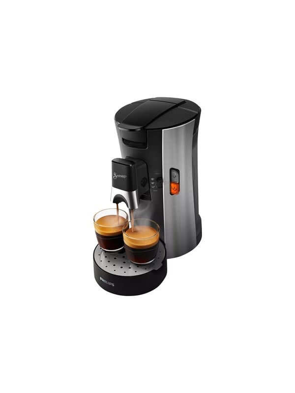 Philips CSA250/10 SENSEO Select Kaffeepadmaschine, schwarz/gebürstetes Metall, Bild 3