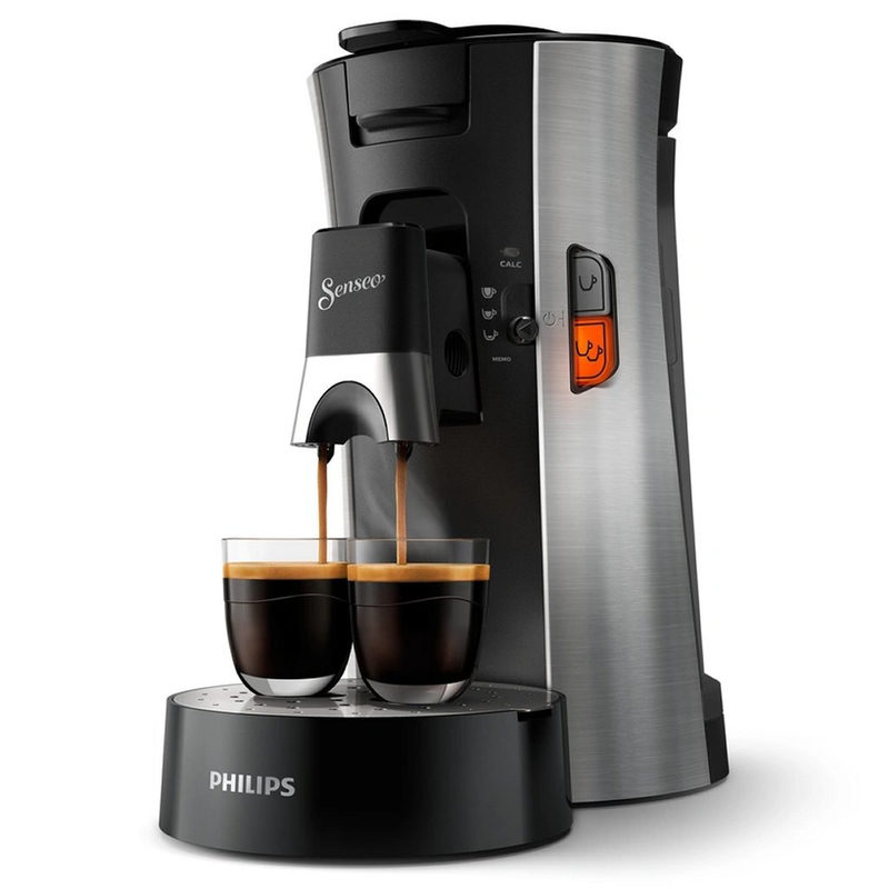 Philips CSA250/10 SENSEO Select Kaffeepadmaschine, schwarz/gebürstetes Metall, Bild 4
