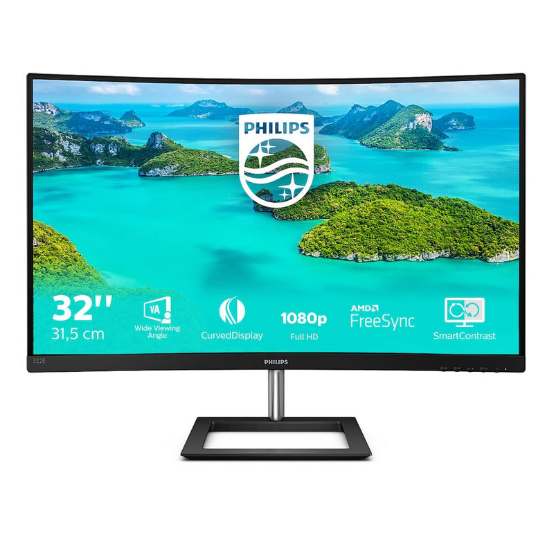 Philips E-Line 322E1C 31.5 Zoll Full HD Curved VA LED 16:9 75 Hz Monitor, Bild 5