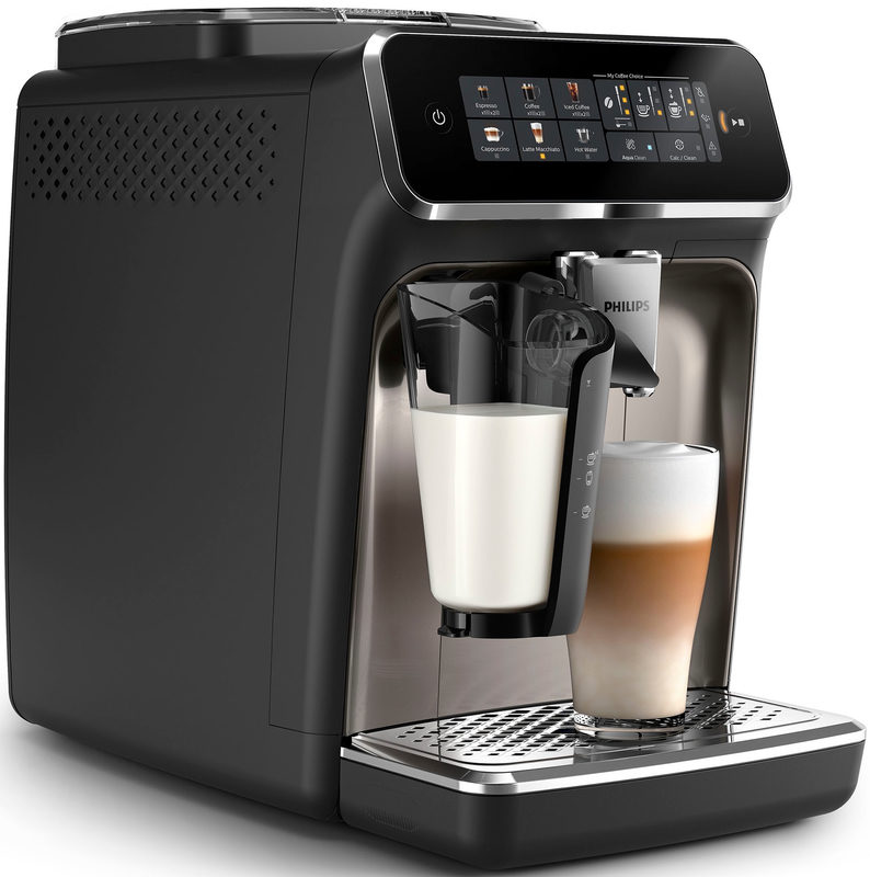 Philips EP3347/90 3200 Serie Kaffeevollautomat LatteGo+ schwarz/chrom, Bild 2
