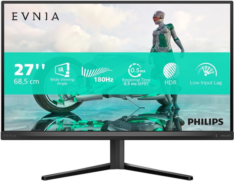 Evnia 27M2N3500NL/00 69 cm (27) Gaming Monitor dunkelgrau, Widescreen QHD (2560x1440), 0,5 ms Reaktionszeit, Bild 4