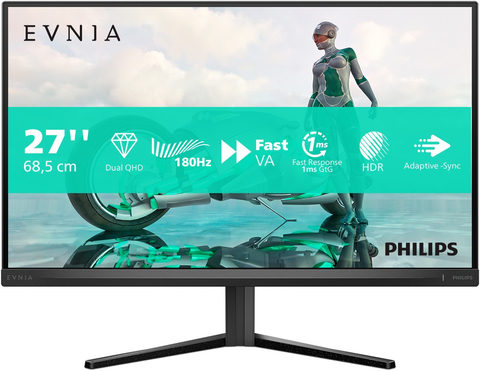 Evnia 27M2N3500NL/00 69 cm (27) Gaming Monitor dunkelgrau, Widescreen QHD (2560x1440), 0,5 ms Reaktionszeit