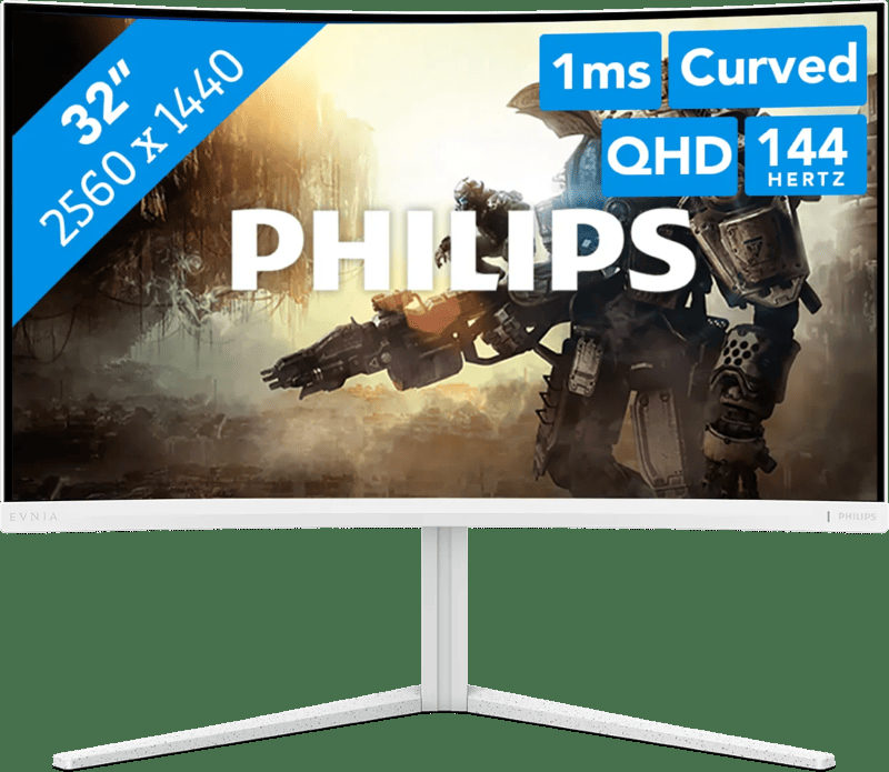 Philips Evnia 32M2C5501 31.5 Zoll WQHD Curved Fast VA LED 16:9 180 Hz Gaming Monitor