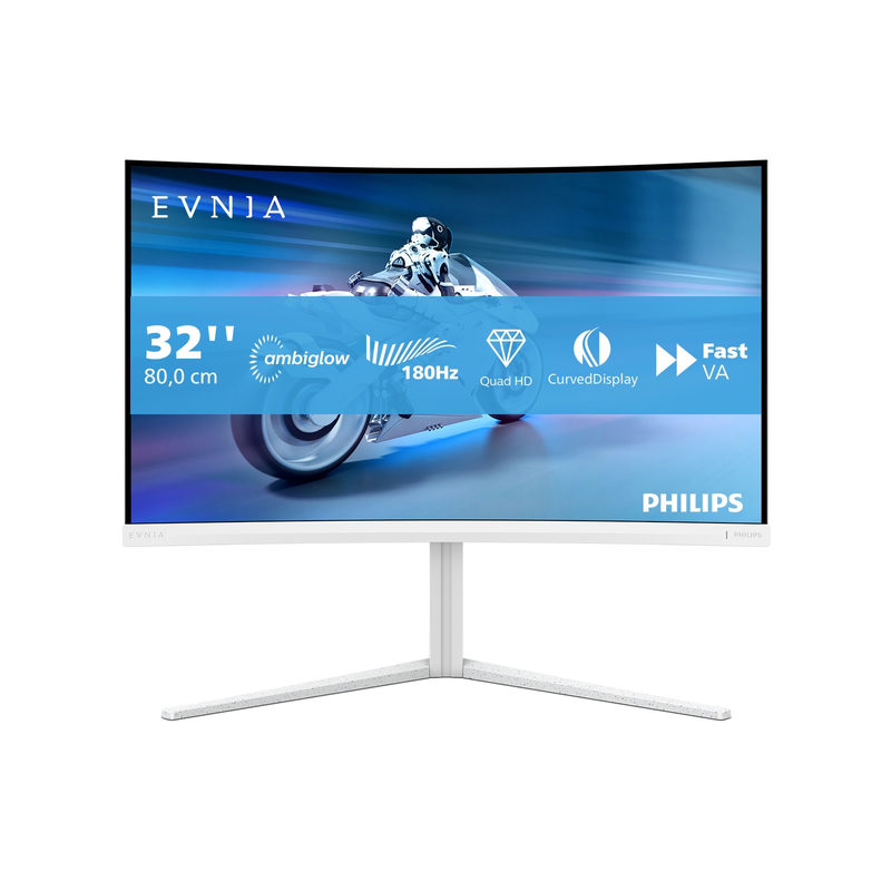 Philips Evnia 32M2C5501 31.5 Zoll WQHD Curved Fast VA LED 16:9 180 Hz Gaming Monitor, Bild 3