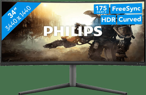 Philips Evnia 34M2C6500 34 Zoll UWQHD Curved QD-OLED 21:9 175 Hz Gaming Monitor