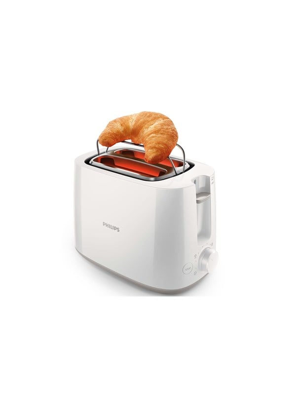 Philips HD2581/00 Daily Collection Toaster weiß Brötchenaufsatz, Bild 3