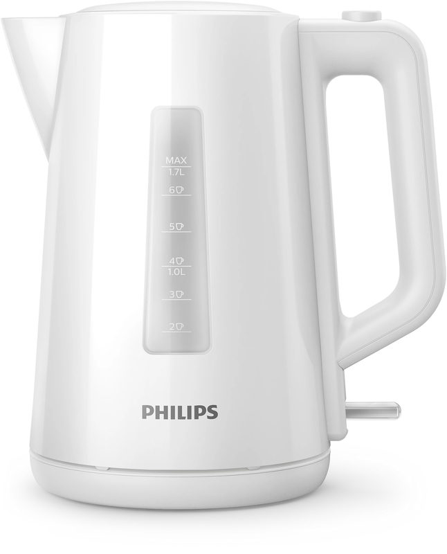 Philips HD9318/00 Wasserkocher Serie 3000, 1,7 l, LED-Anzeige, Federdeckel, weiß, Bild 3