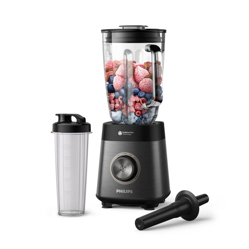 Philips HR3041/00 Standmixer 1.200W 2l-Glas variable Geschwindigkeit schwarz, Bild 2