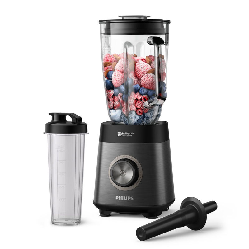 Philips HR3041/00 Standmixer 1.200W 2l-Glas variable Geschwindigkeit schwarz, Bild 4