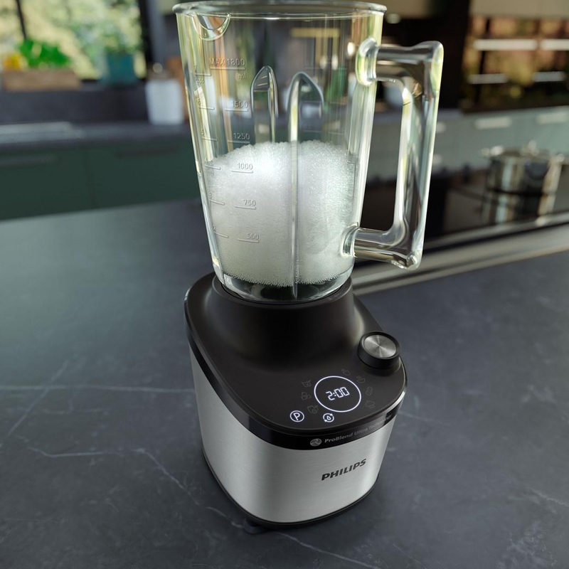 Philips HR3760/00 Standmixer 1.500W 2l-Glas 12 Stufen silber/schwarz, Bild 6