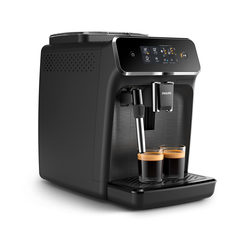 Philips Kaffeevollautomat EP2220/10 2200 Serie, 2 Kaffeespezialitäten Panarello Milchschäumer, anpassbarer
