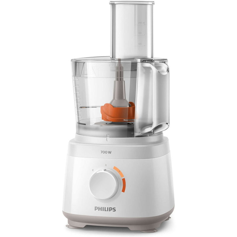 Philips Kompaktküchenmaschine - 700W, 16 Funktionen, 2.1L Krug, Edelstahlmesser de (HR7310/00)
