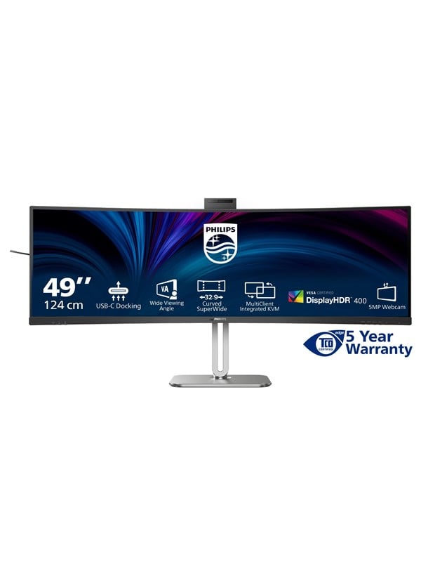 Philips Monitore 49B2U5900CH/00 LED-Monitor EEK F (A - G) 124.5cm (49 Zoll) 5120 x 1440 Pixel 16:9 4, Bild 3