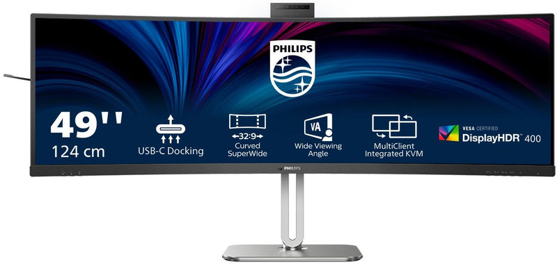 Philips Monitore 49B2U5900CH/00 LED-Monitor EEK F (A - G) 124.5cm (49 Zoll) 5120 x 1440 Pixel 16:9 4, Bild 5