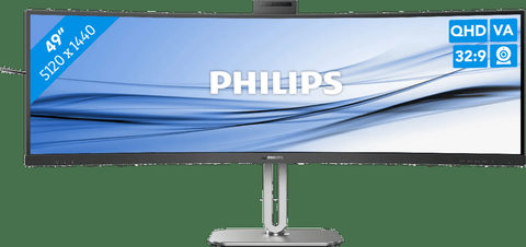 Philips Monitore 49B2U5900CH/00 LED-Monitor EEK F (A - G) 124.5cm (49 Zoll) 5120 x 1440 Pixel 16:9 4
