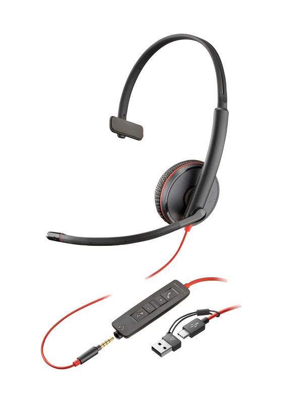 Poly Blackwire 3215 Mono USB-C/A/3,5mm, Bild 2