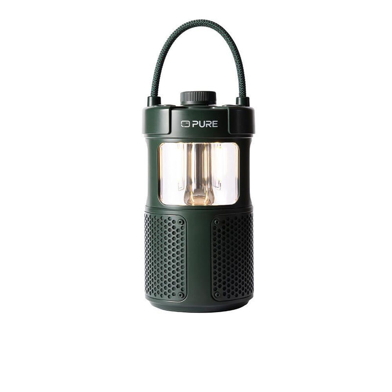 Pure Woodland Glow wasserdichter Outdoor-Lautsprecher mit LED Lampe, grün, Bild 2
