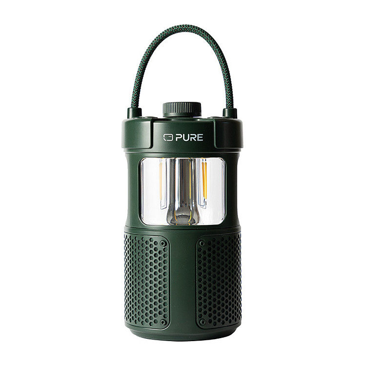 Pure Woodland Glow wasserdichter Outdoor-Lautsprecher mit LED Lampe, grün, Bild 3