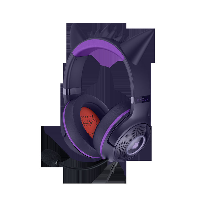 Razer Kraken Kitty V2 Pokémon Gengar Edition Gaming Headset kabelgebunden Lila, Bild 2