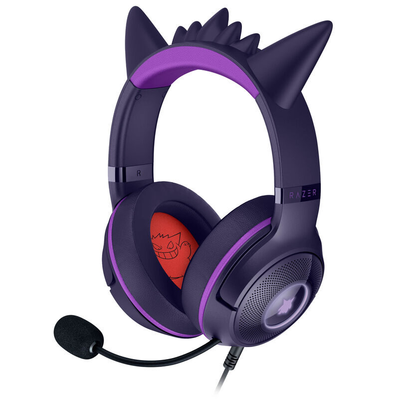Razer Kraken Kitty V2 Pokémon Gengar Edition Gaming Headset kabelgebunden Lila, Bild 3