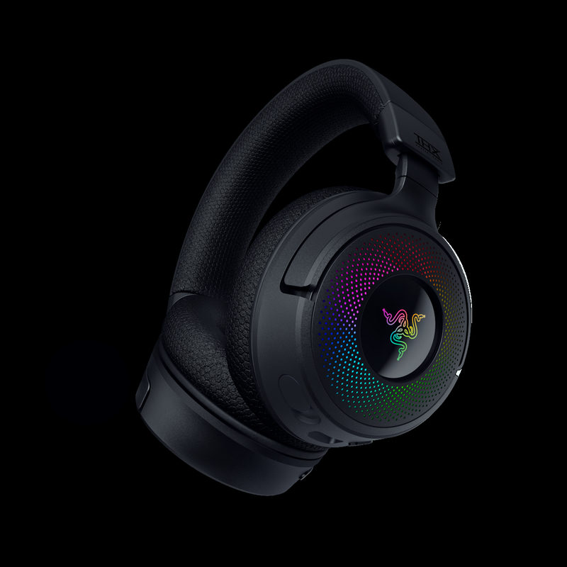 Razer Kraken V4 Gaming Headset kabelgebunden / kabellos (Bluetooth / Funk) Schwarz, Bild 2