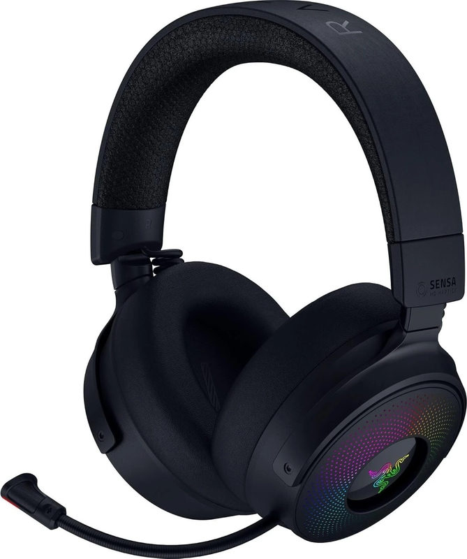 Razer Kraken V4 Pro - Kabelloses Gaming-Headset inkl. OLED-Control-Hub, powered by Razer Chroma RGB, Bild 4