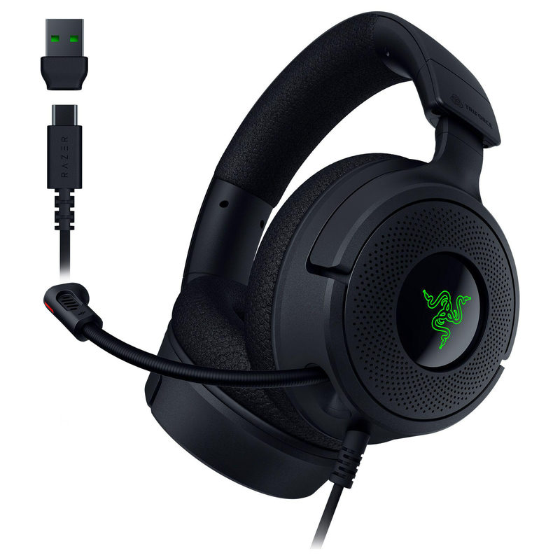 Razer Kraken V4 X Gaming Headset kabelgebunden / kabellos Schwarz, Bild 2