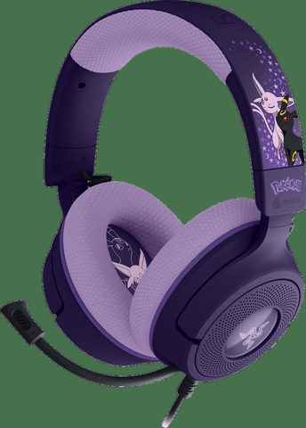 Razer Kraken V4 X Kabelgebundenes Gaming-Headset - Pokémon Espeon / Umbreon Edition