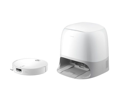 Roborock Qrevo Curv 2 proX Saug-/Wischroboter mit FlexiArm Wischsystem Absaugstation weiß