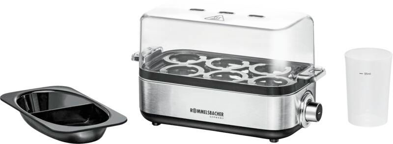 Rommelsbacher ER 600 Eierkocher 1-6 Eier 400W Edelstahl