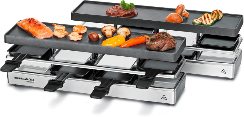 Rommelsbacher Raclette RC 1600 8 Stk. Raclettepfännchen 1.590 W