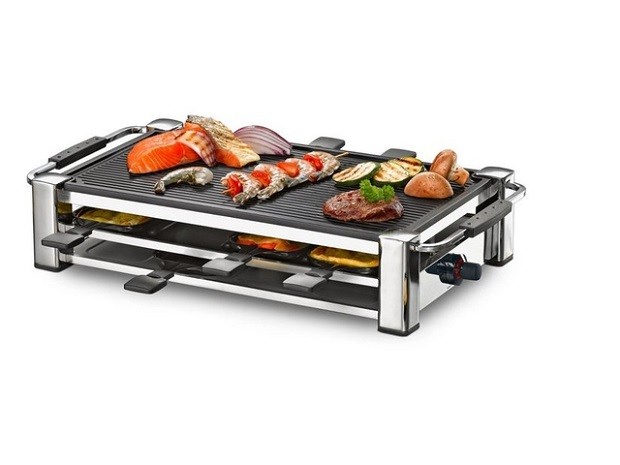 Rommelsbacher RCC 1500 Raclette-Grill Aluminium-Gehäuse verchromt, Bild 4