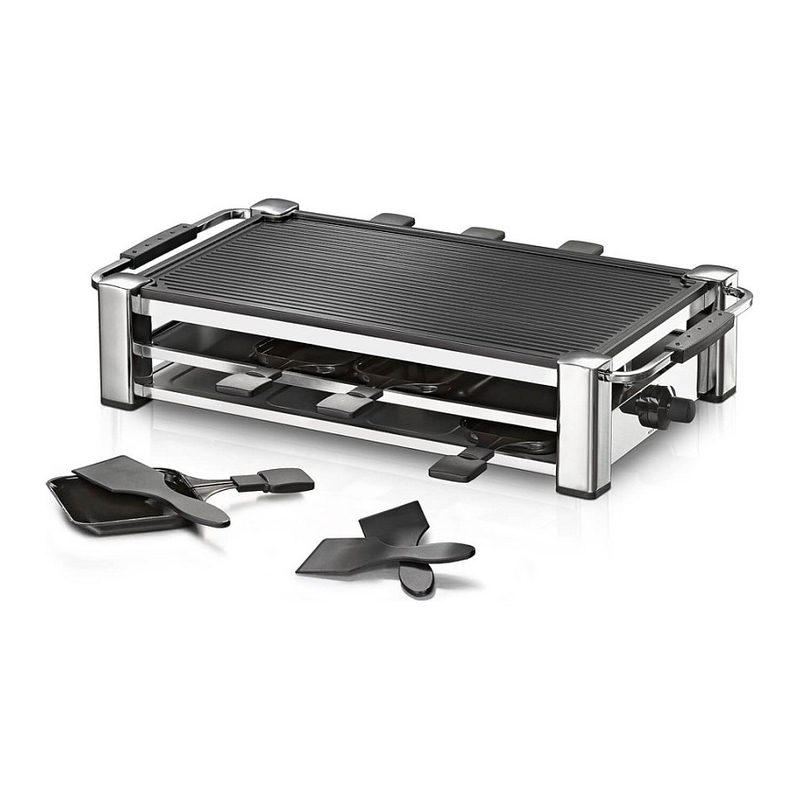 Rommelsbacher RCC 1500 Raclette-Grill Aluminium-Gehäuse verchromt, Bild 5