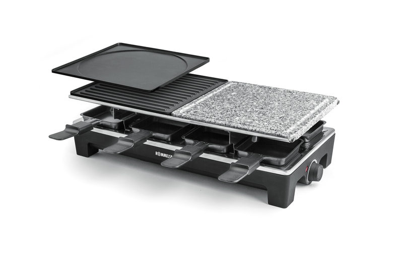 Rommelsbacher RCS 1350 Raclette-Grill Aluminium-Gehäuse 8er Wechselplatten, Bild 4