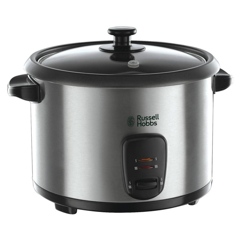 Russell Hobbs Reiskocher 19750-56 Edelstahl schwarz Edelstahl B/H/T: ca. 28x32x24,5 cm ca. 1,8 l