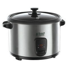 Russell Hobbs Reiskocher 19750-56 Edelstahl schwarz Edelstahl B/H/T: ca. 28x32x24,5 cm ca. 1,8 l