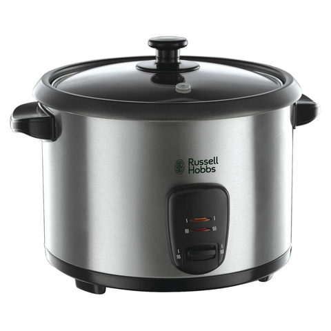 Russell Hobbs Reiskocher 19750-56 Edelstahl schwarz Edelstahl B/H/T: ca. 28x32x24,5 cm ca. 1,8 l