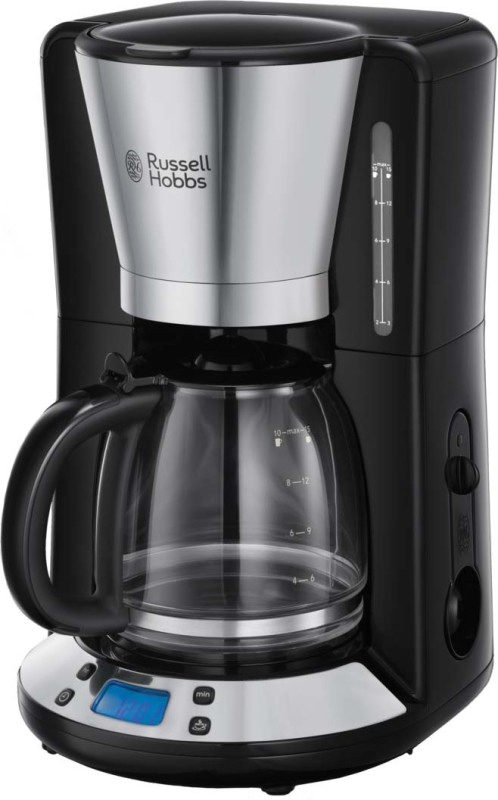 Victory Digitale Glas-Filter-Kaffeemaschine mit Timer edelstahl/schwarz, Bild 2