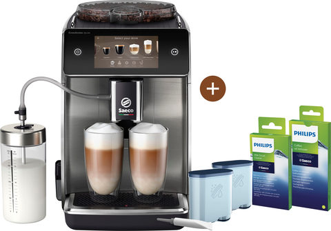 Saeco Kaffeevollautomat GranAroma Deluxe SM6685/00 Pflegeset CA6707/10 im Wert von UVP 49,99€