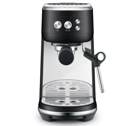 Sage Espresso Maschine the Bambino black Espressomaschine mit Siebträger Schwarz 1600W mit Heißwasserauslass
