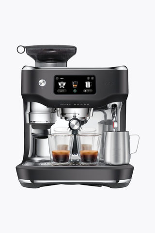 Sage the Oracle Dual Boiler Siebträgermaschine Schwarz | SES995BTR4EEU1 | Profi-Maschine mit 58 mm Siebträger