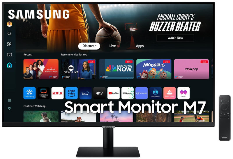 Samsung Smart M70F LS32FM700UUXEN 32 Zoll 4K (UHD) VA LED 16:9 60 Hz Monitor, Bild 4